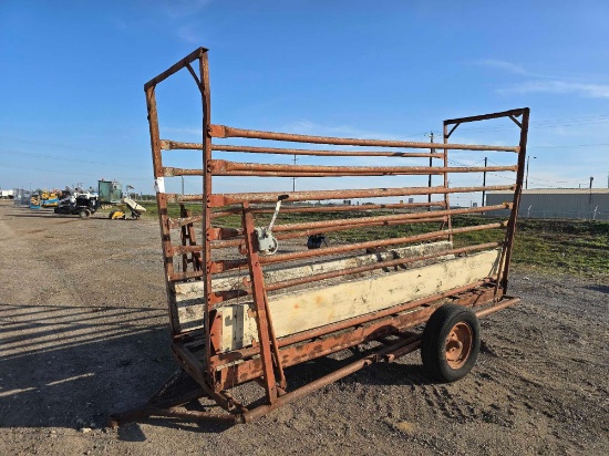 Single Axle 12 Foot Stock Trailer