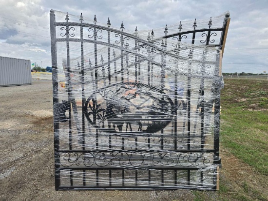 NEW/UNUSED Greatbear 14 FT Bi-Parting Iron Gate
