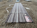 NEW/UNUSED 3 Ft x 12 Ft Brown Metal Roof Wall Panels