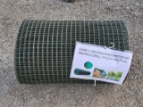 NEW/UNUSED...24 IN x 118 FT Green Vinyl Coated Welded Wire Mesh