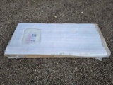 NEW/UNUSED White Steel Security Door with Frame and Hardware