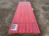 NEW/UNUSED Red Polycarbonate Roof Panel
