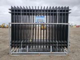 NEW/UNUSED Galvanized Steel Fence