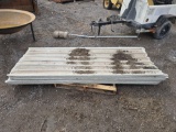 White Metal L8 FT x W3 FT Roof Panels