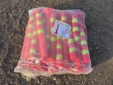 NEW/UNUSED 20 Pack Orange Traffic Delineator Post Kit