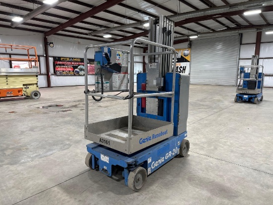 2012 Genie GR20 Runabout 20 Foot Electric Vertical Mast Lift