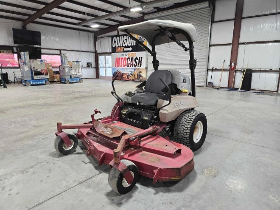 Exmark 72 In Riding Zero Turn Mower. Diesel Engine