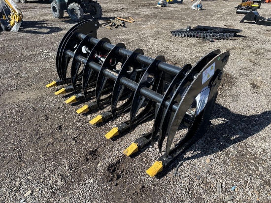 NEW/UNUSED 2025 Future FT-CWG72 72 Inch Skid Steer Grapple Curved Wood Grabber