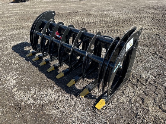 NEW/UNUSED 2025 Future FT-CWG72 72 Inch Skid Steer Grapple Curved Wood Grabber