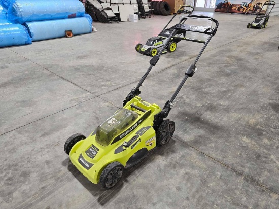 Ryobi 40V 20in Cordless Battery Walk Behind Push Lawn Mower