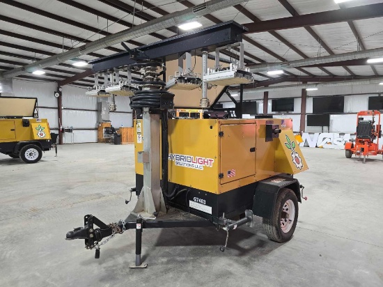 2019 Hybrid Light Solutions HLS200A Solar / Diesel Light Tower with LED