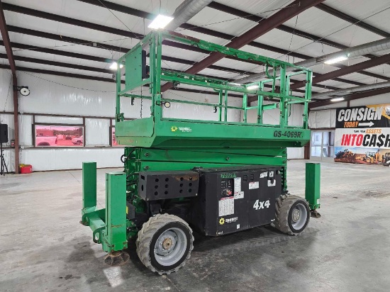 2016 Genie GS4069 RT Rough Terrain Scissor Lift