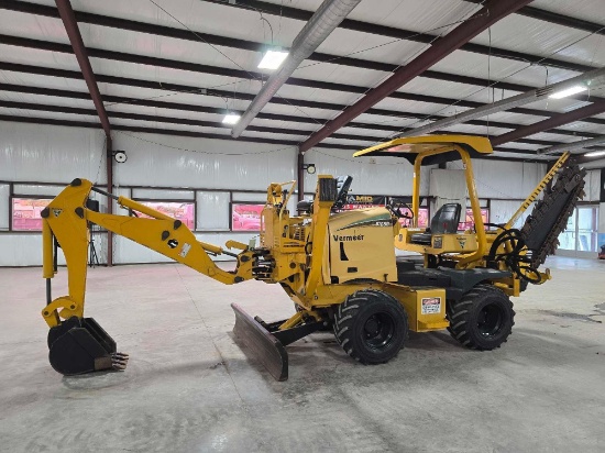 2007 Vermeer RT650 Ride 10 Foot On Trencher