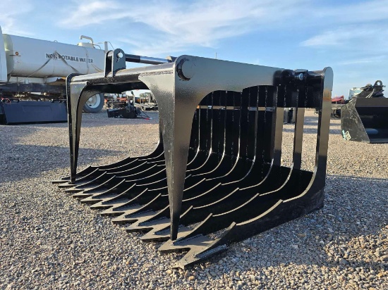 NEW/UNUSED 2025 FUTURE FT-HWG44C Skid Steer Hollow Wood Grabber