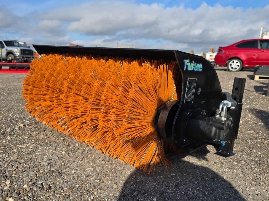 NEW/UNUSED 2025 FUTURE FT-QSJ Skid Steer Sweeper