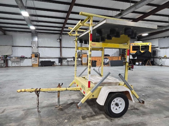 Wanco WTSP Folding Frame 15-Light Arrow Board