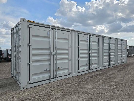 NEW 2025 40 Foot High Cube Four Multi Doors Container