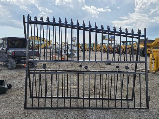 NEW/UNUSED FUTURE 20FT. Bi-Parting Wrought Iron Gate