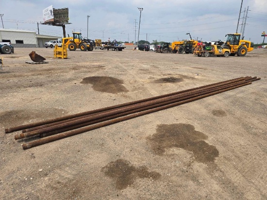 Qty. (9) 20 Foot Oilfield Pipes