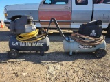 Central Pneumatic Compressor & McGraw 8 Gallon Portable Air Compressor