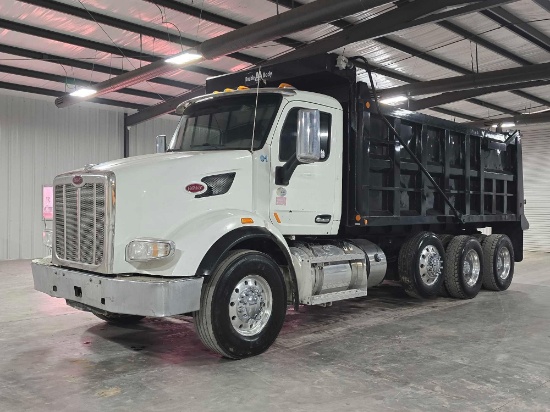 2015 Peterbilt 567 Tri Axle Dump Truck
