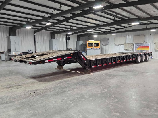 1994 Load King 50 Foot Tri-Axle Lowboy Trailer