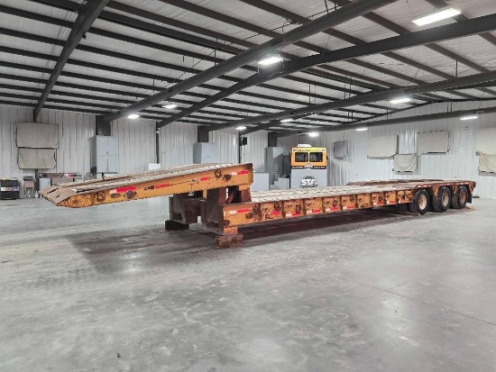 1982 Atoka 20-FGE Tri-Axle 50 TonLowboy Trailer