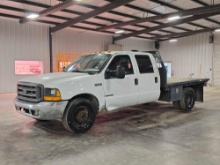 2000 Ford F350 Flatbed Pickup Truck