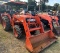 Kubota L3710 4x4 with Kubota Front End Bucket