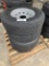 Set of 4 Provider 235-85R16 8 Lug Wheels