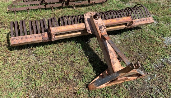6.5' 3pt landscape rake