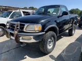 1997 Ford F150 Black VIN 2873