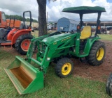 John Deere 4310 Tractor with John Deere 430 Bucket