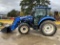 New Holland T4.75 Tractor with NH 655TL Loaded