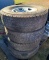 (4) GM 265/75R16 8 Lug Wheels