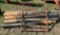 1  4ft Gate & 11 8ft Wood Post