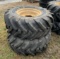 Set of 4 New Michelin Tires 400/70R20