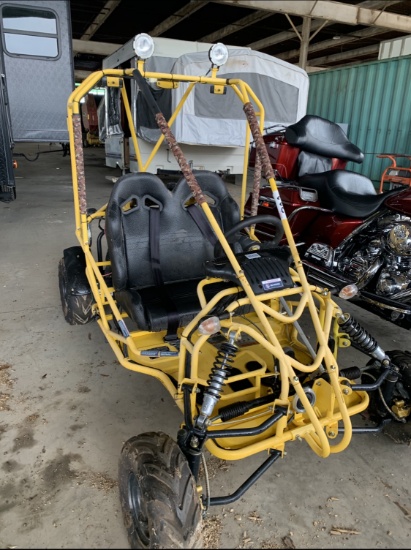Yellow Go Kart