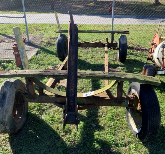 Double Rail 4 Wheel Wagon Frame