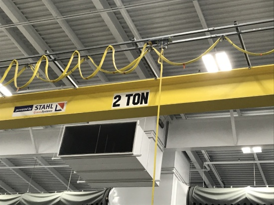 Single Girder Overhead Traveling Crane STAHL 58 ft