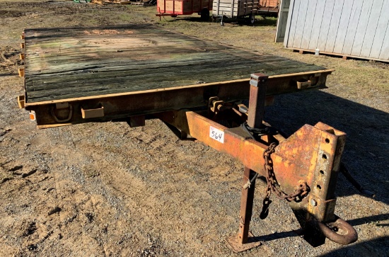 Tilt Deck Trailer with Wood Floor 16x8