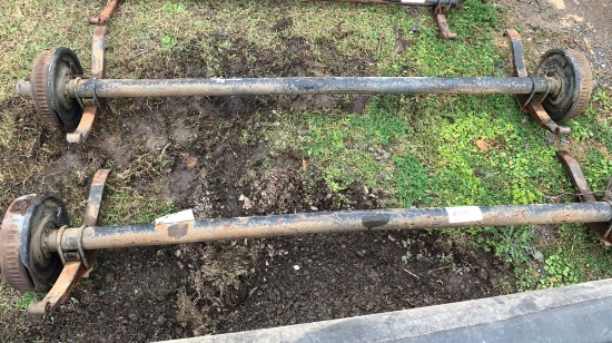 (2) 8 lug trailer axles
