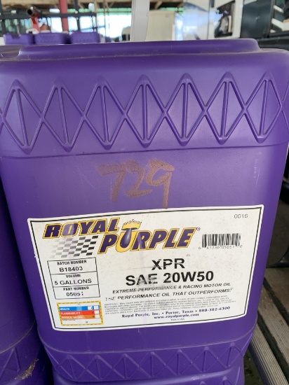 Royal Purple XPR SAE 20W50 5 Gal Motor Oil