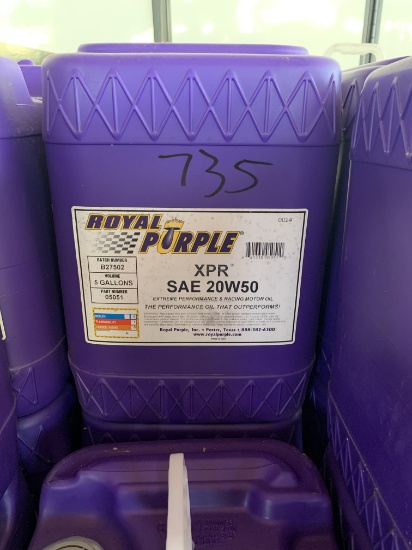 Royal Purple XPR SAE 20W50 5 Gal Motor Oil