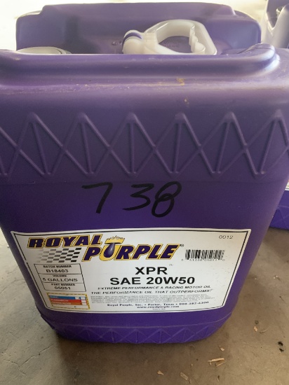 Royal Purple XPR SAE 20W50 5 Gal Motor Oil