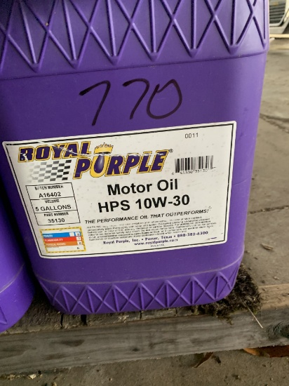 Royal Purple Motor Oil HPS 10W-30 5 Gallons