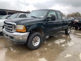 2001 Ford F250 4x4 VIN 2520 Salvage Title