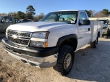 2005 Chevrolet 2500 4x4 Truck VIN 8362