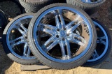 3 Kenda 245/35ZR20 Tires with Viscera Wheels