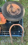Pedistal and single front hub assem. for M Farmall
